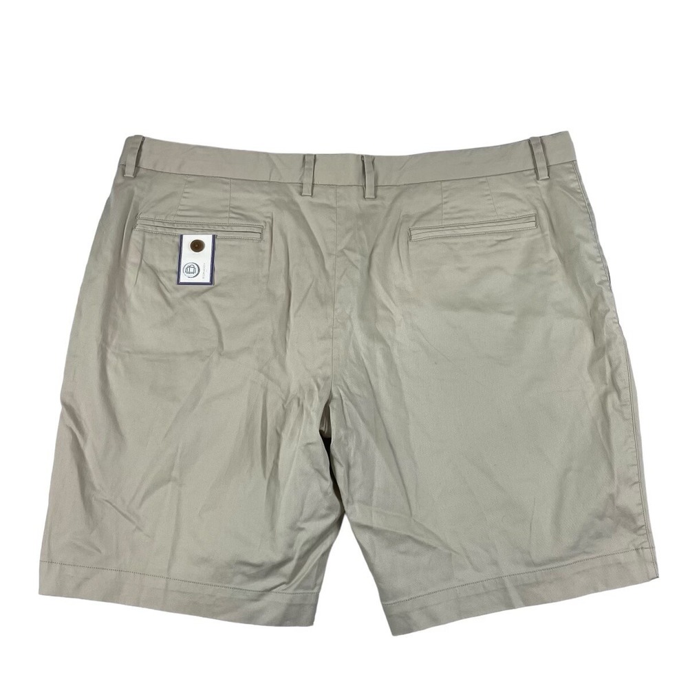 B.Draddy Tan Cotton Blend Mens Chino Shorts Size 40 Khaki New